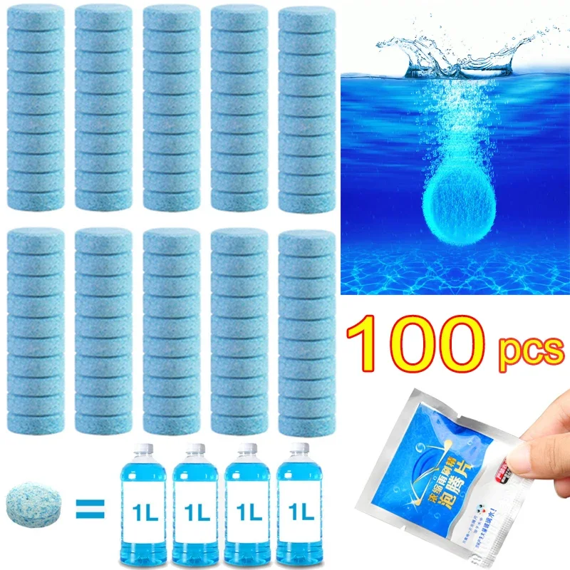 Tablet Car Accessories - 5/100pcs Solid Cleaner Car Windscreen Cleaner