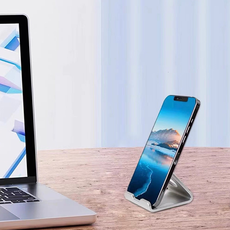 Tablet Phone Accessories - Metal Desktop Mobile Phone Stand For