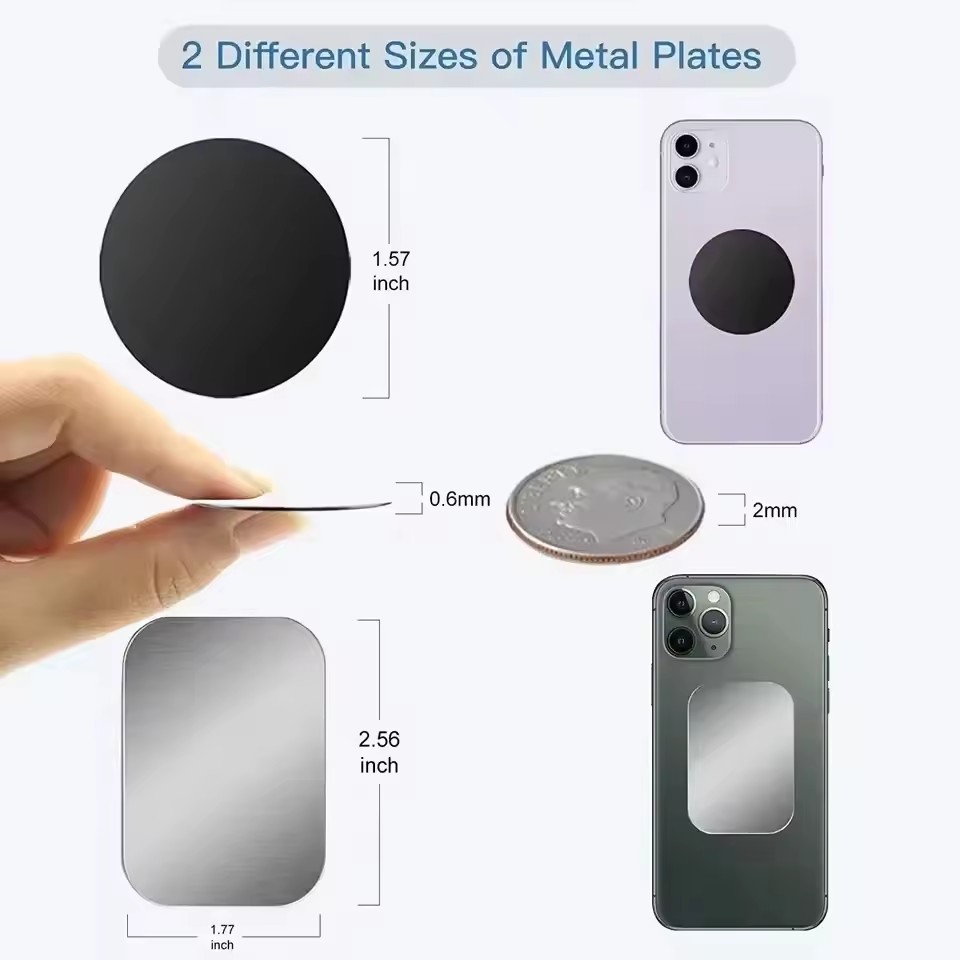 5/10pcs Magnetic Metal Plate D - Tablet Car Accessories ulasan dan harga