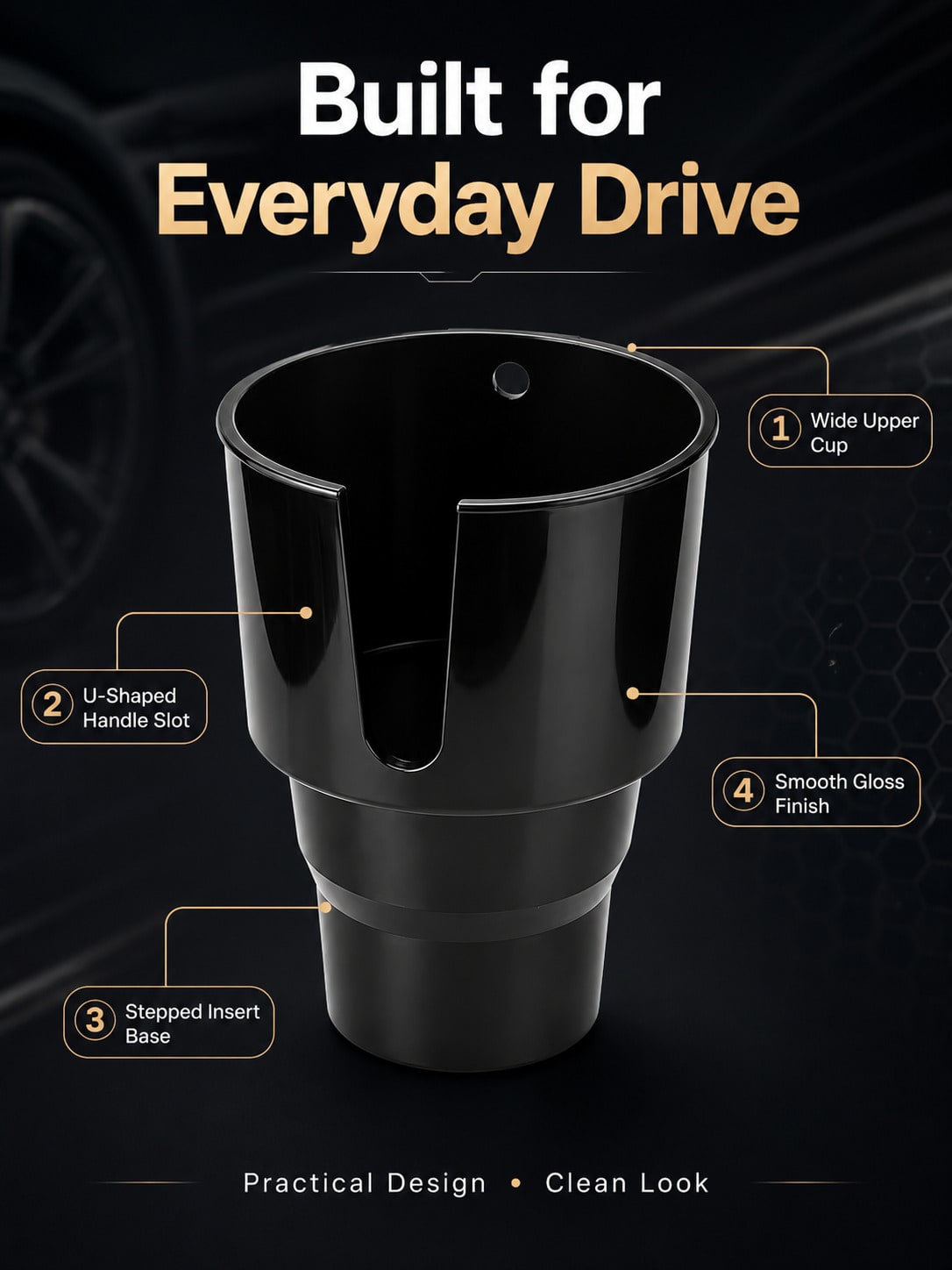 Car Cup Holder Expander Adapte - Tablet Car Accessories ulasan dan harga