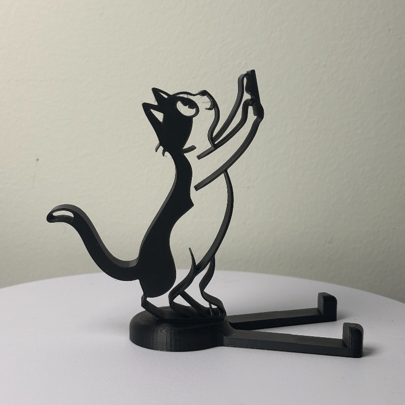 Abstract Hollow Line Cat Phone - Tablet Phone Accessories ulasan dan harga