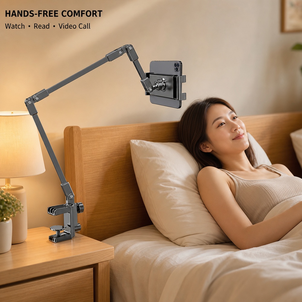 Adjustable Bed Phone Holder St - Tablet Phone Accessories ulasan dan harga