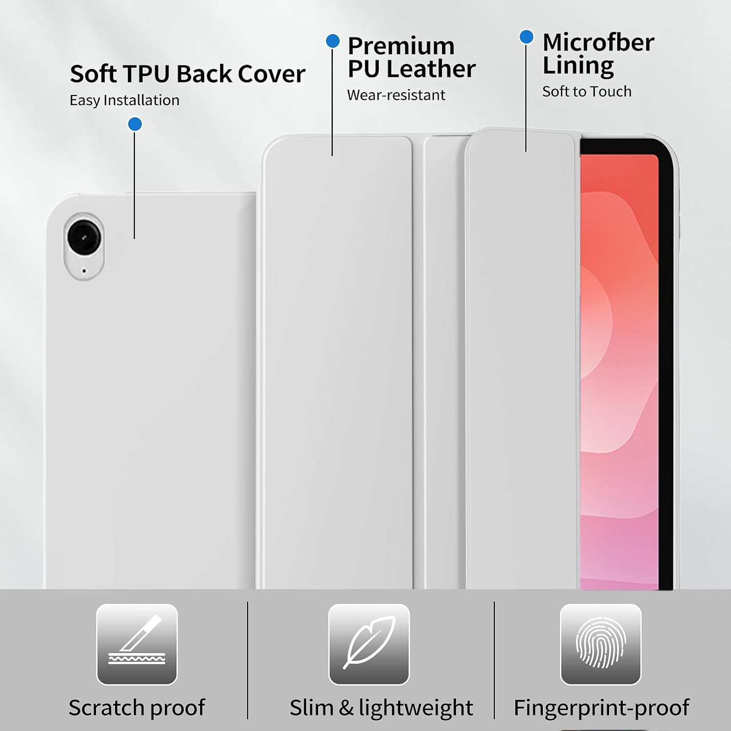 Tri-fold Flip Case For Samsung - Vortex Tablet Accessories ulasan dan harga