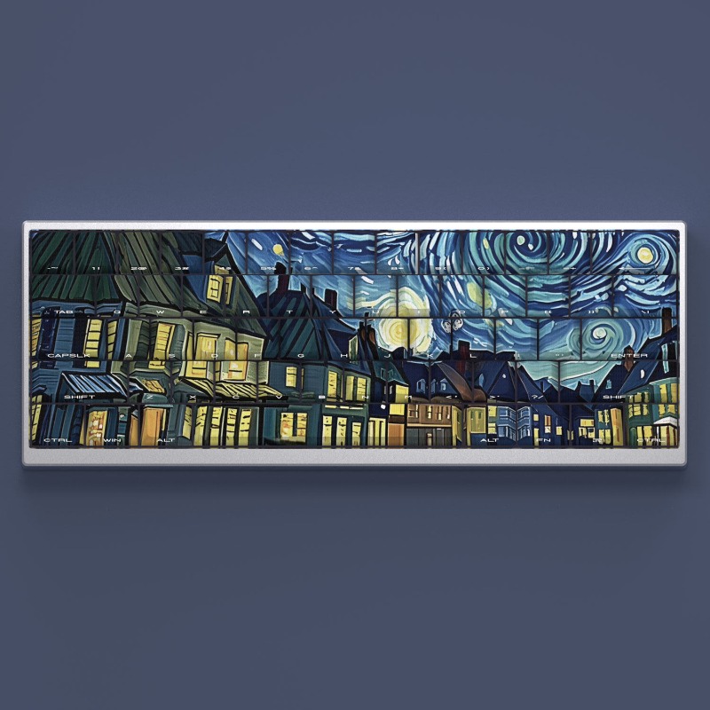 Van Gogh Starry Sky Theme Keyc - Tablet Accessories For Gaming ulasan dan harga