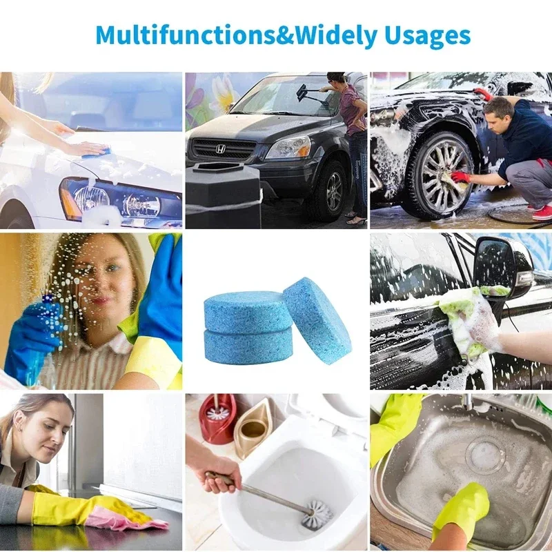 5/100pcs Solid Cleaner Car Win - Tablet Car Accessories ulasan dan harga