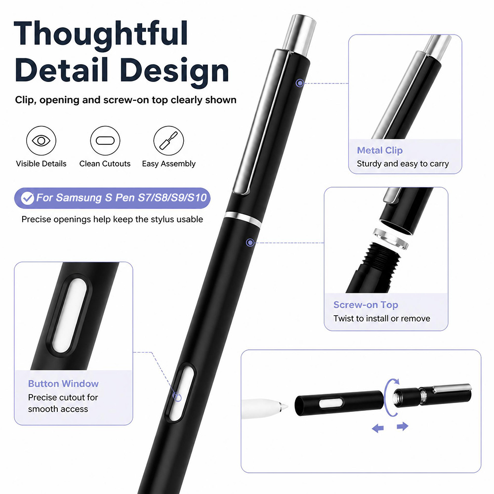 New Pencil Case S Pen For Sams - Vortex Tablet Accessories ulasan dan harga