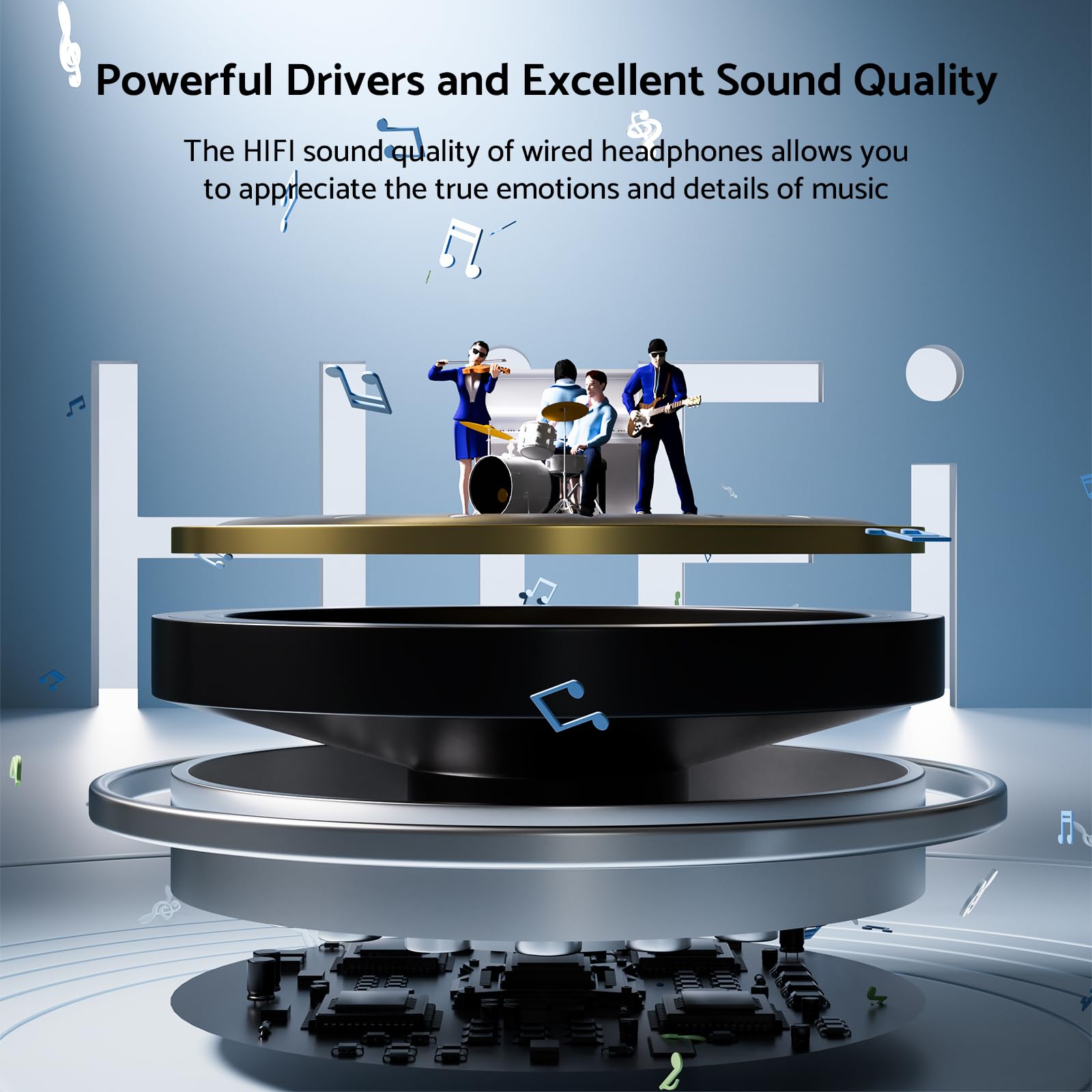 HiFi Surround Headphones Bass  - Tablet Accessories For Gaming ulasan dan harga