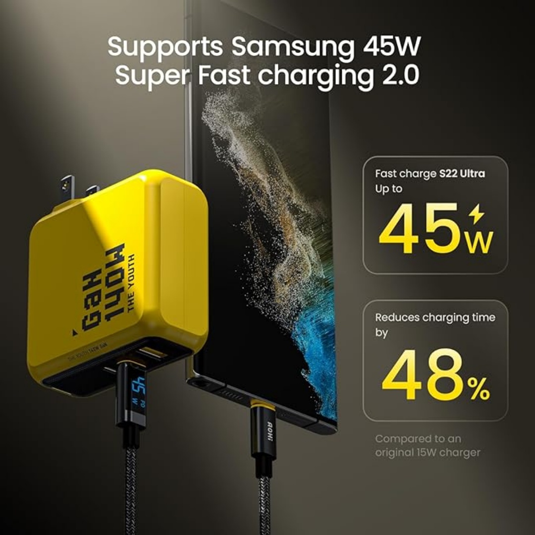 AOHI Youth 140W GaN Charger PD - Dell Tablet Accessories ulasan dan harga