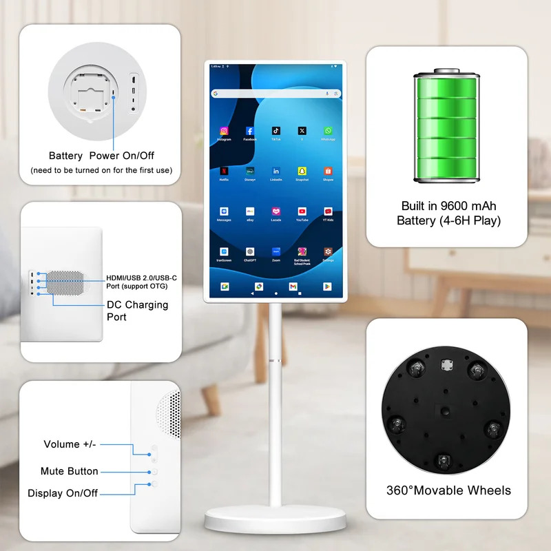 32 Inch Android 15 Smart TV, 6 - Tablet Accessories Uk ulasan dan harga