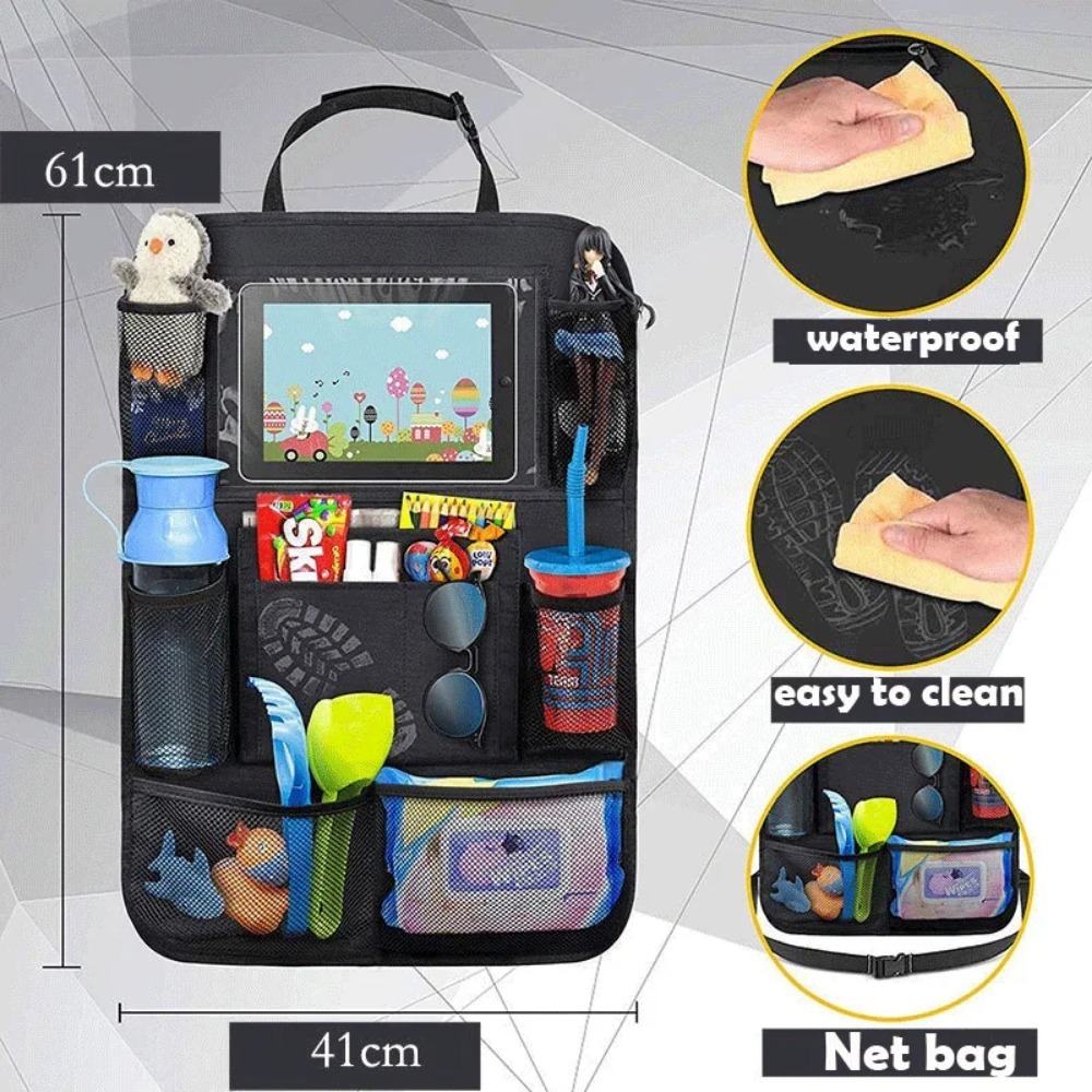 Car Seat Back Organizer 9 Stor - Kids Tablet With Accessories ulasan dan harga