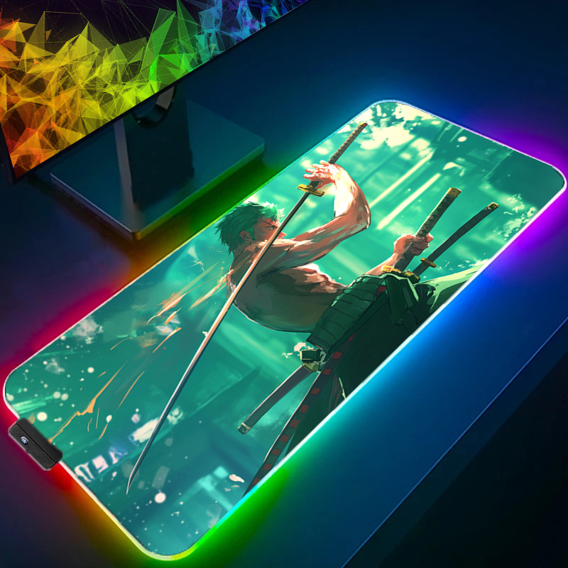 ONE PIECE Zoro Mouse Pad RGB G - Tablet Accessories For Gaming ulasan dan harga