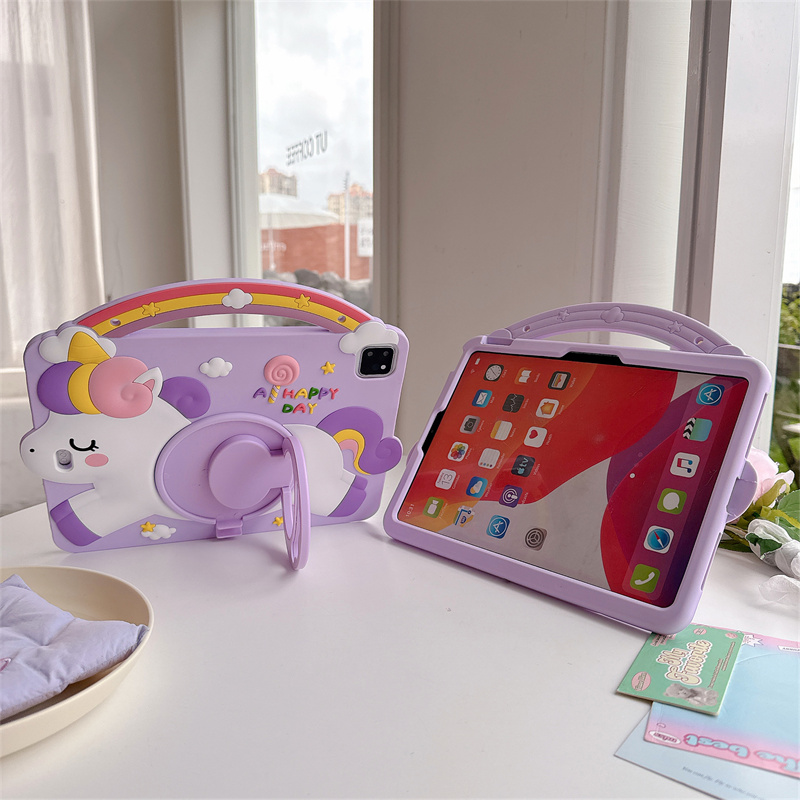 Cartoon Unicorn Kids Stand Tab - Vortex Tablet Accessories ulasan dan harga