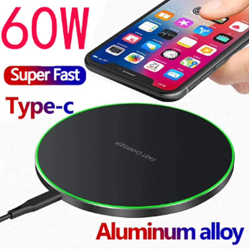 60W  Wireless Charger Pad For  - Motorola Tablet Accessories ulasan dan harga