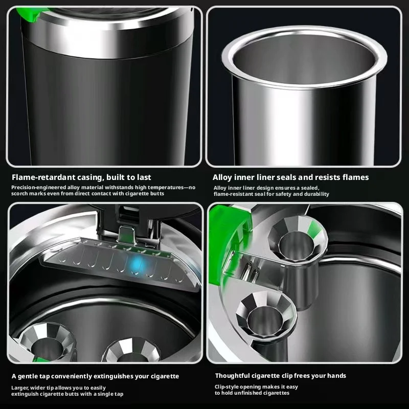 Portable Luminous LED Car Asht - Tablet Car Accessories ulasan dan harga