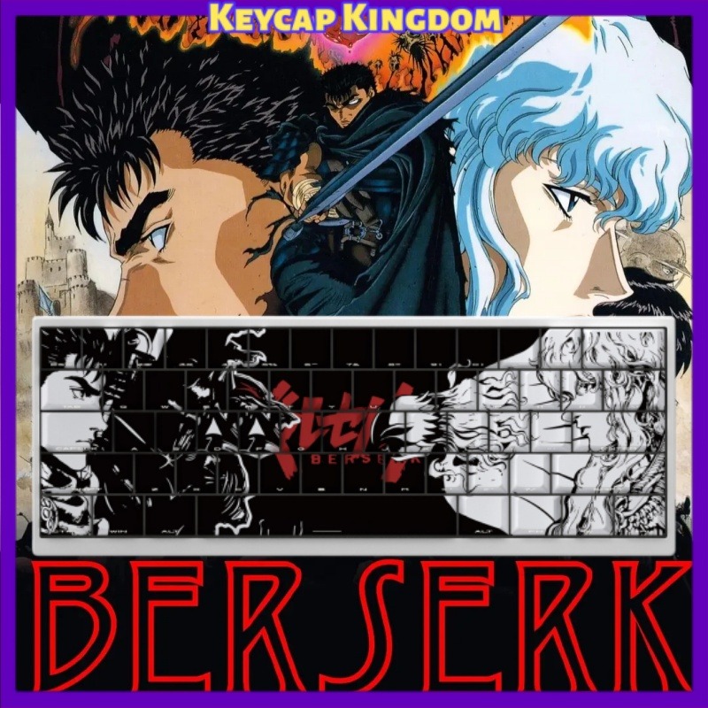 BERSERK Theme Anime Keycap 98  - Tablet Accessories For Gaming ulasan dan harga