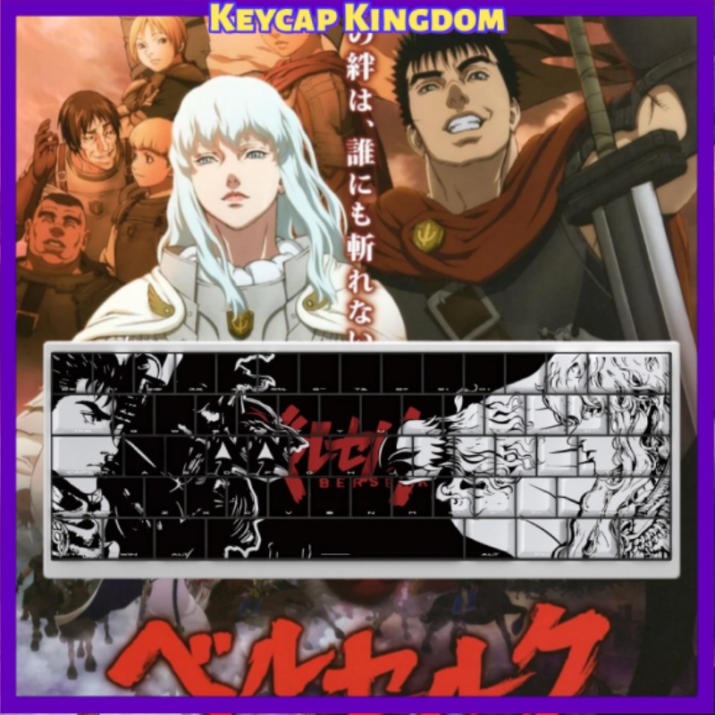 BERSERK Theme Anime Keycap 98  - Tablet Accessories For Gaming ulasan dan harga